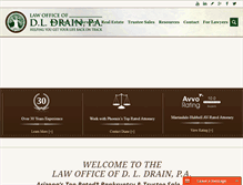 Tablet Screenshot of dianedrain.com